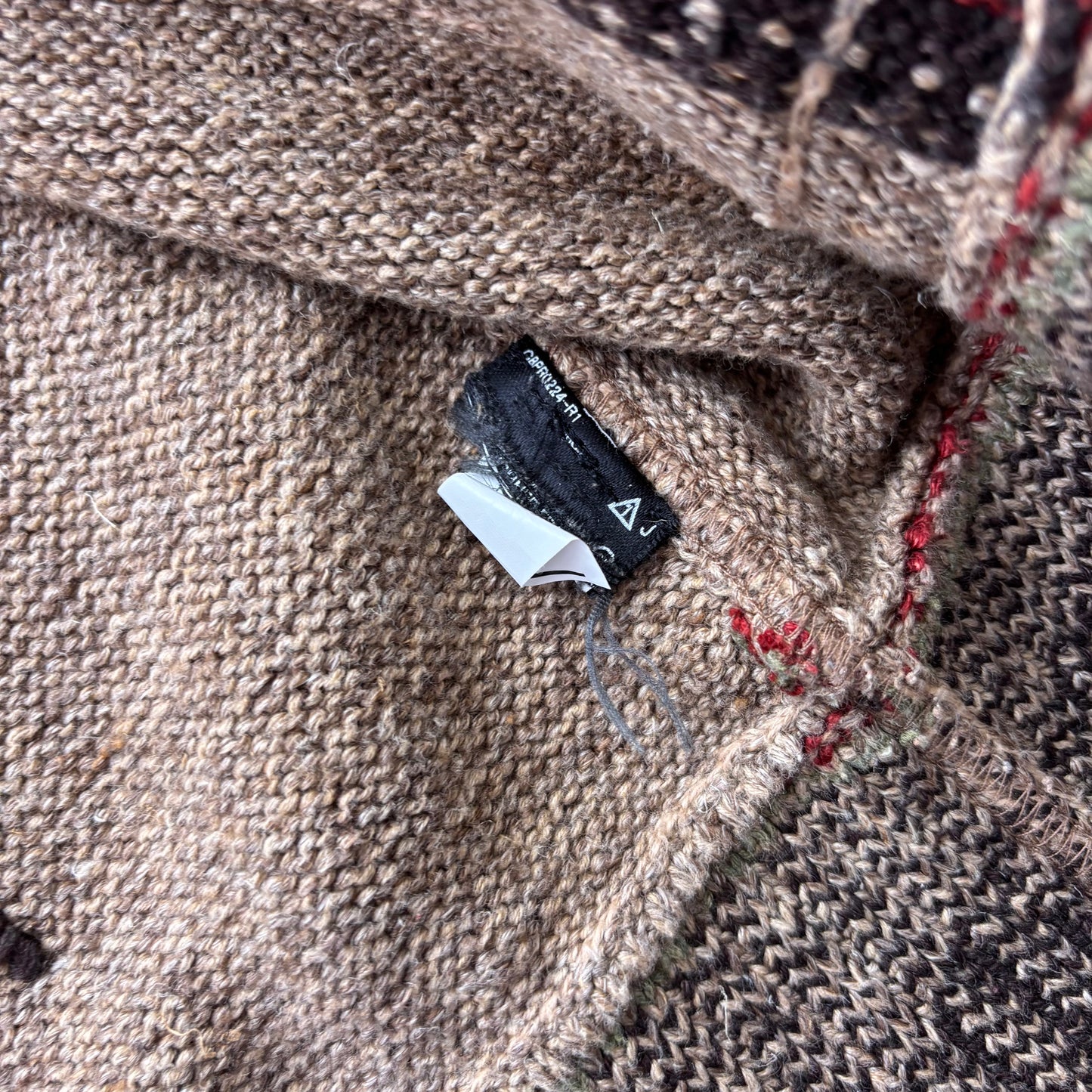 RRL Chimayo Shawl Cardigan Ranch Aztec Southwestern (Linen Cotton Silk Wool) - XXL