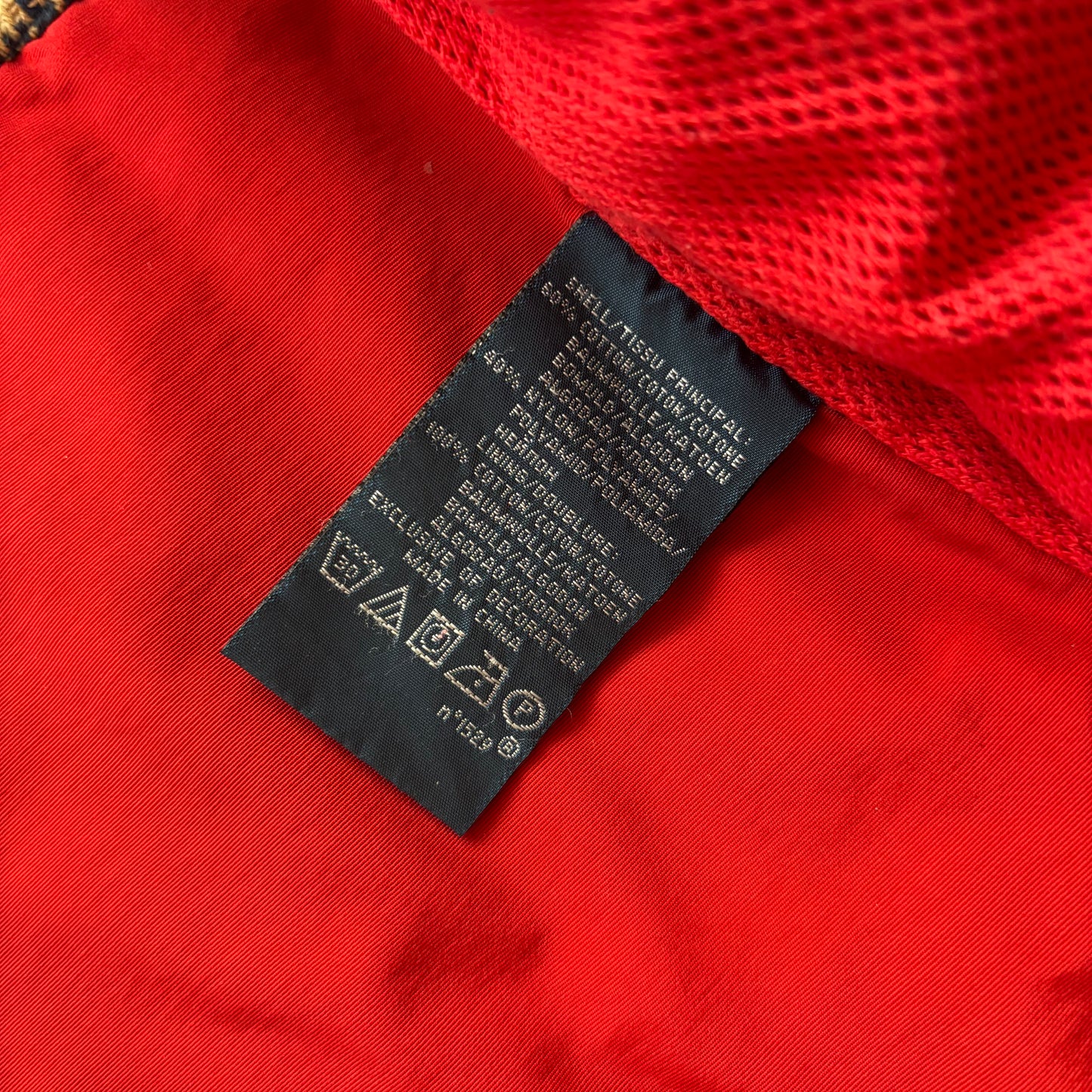 Polo Ralph Lauren Red Green Mountain Parka Lined Jacket Hooded - M