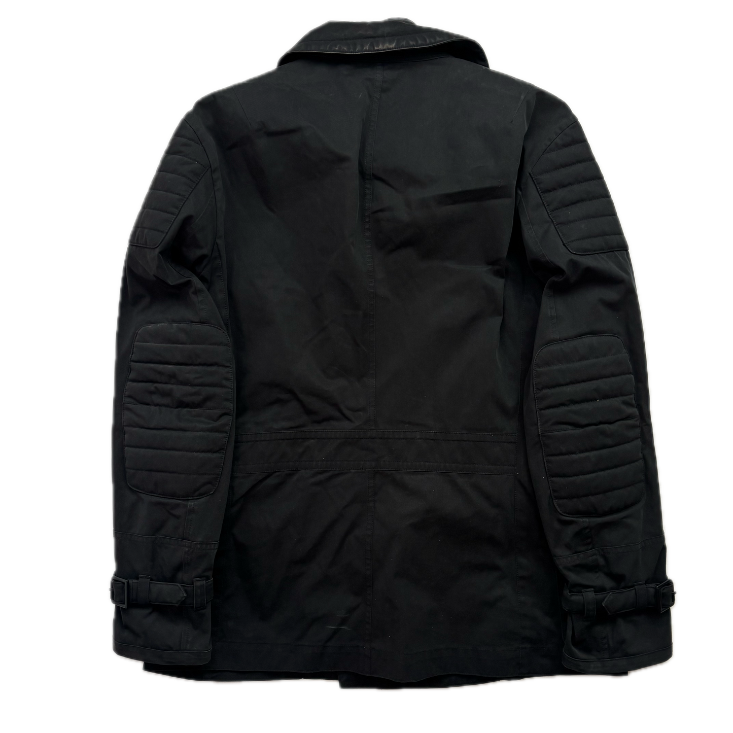 Polo Ralph Lauren Black Double Breasted Rain Mac Coat Trench - L