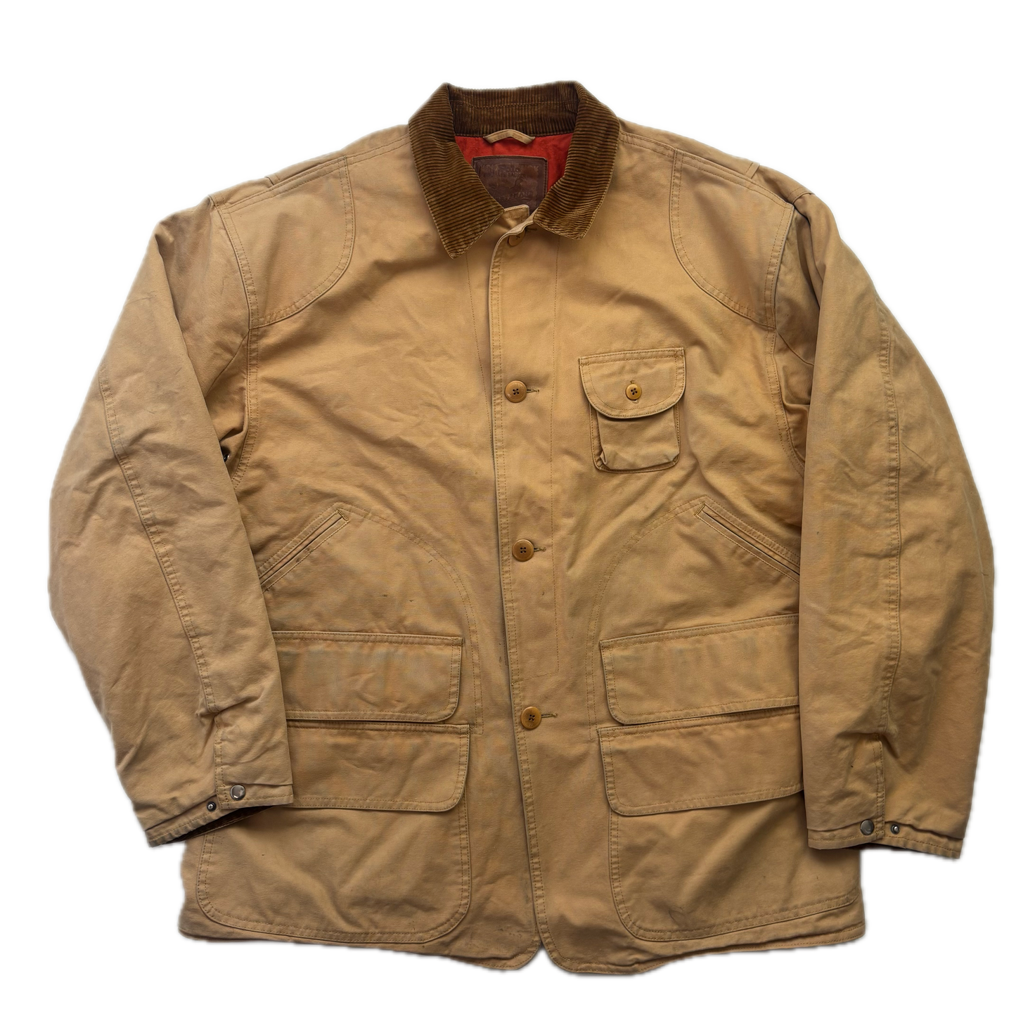 Polo Ralph Lauren Sportsman Tan Barn Jacket Quilt Lined - L
