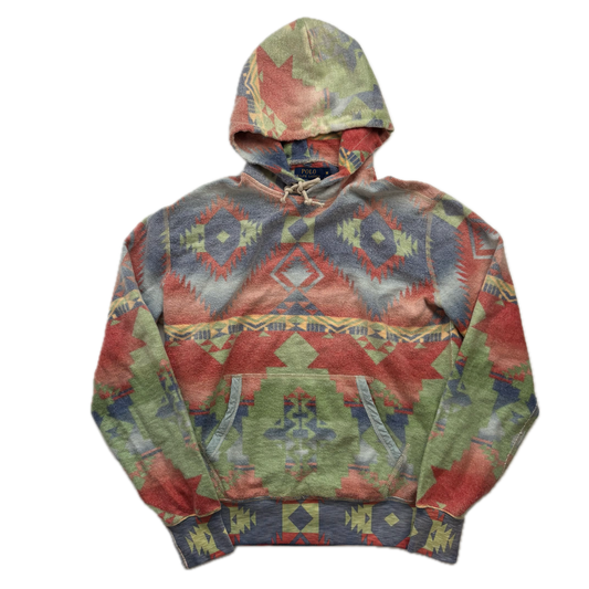 Polo Ralph Lauren Aztec Beacon Print Hoodie - M
