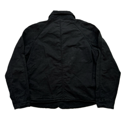 Polo Ralph Lauren Distressed Black Denim Chore Jacket - XL