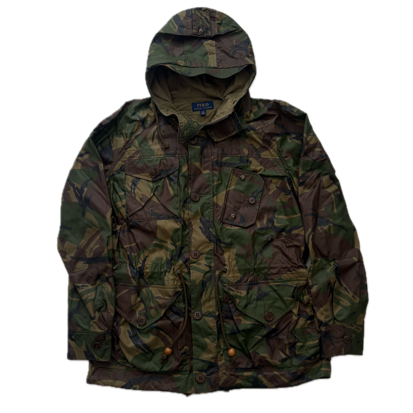 Polo Ralph Lauren Camo Utility Parka Oxford Anorak Jacket (Nylon) - L