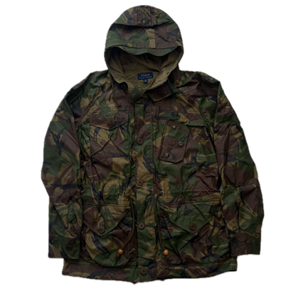 Polo Ralph Lauren Camo Utility Parka Oxford Anorak Jacket (Nylon) - L