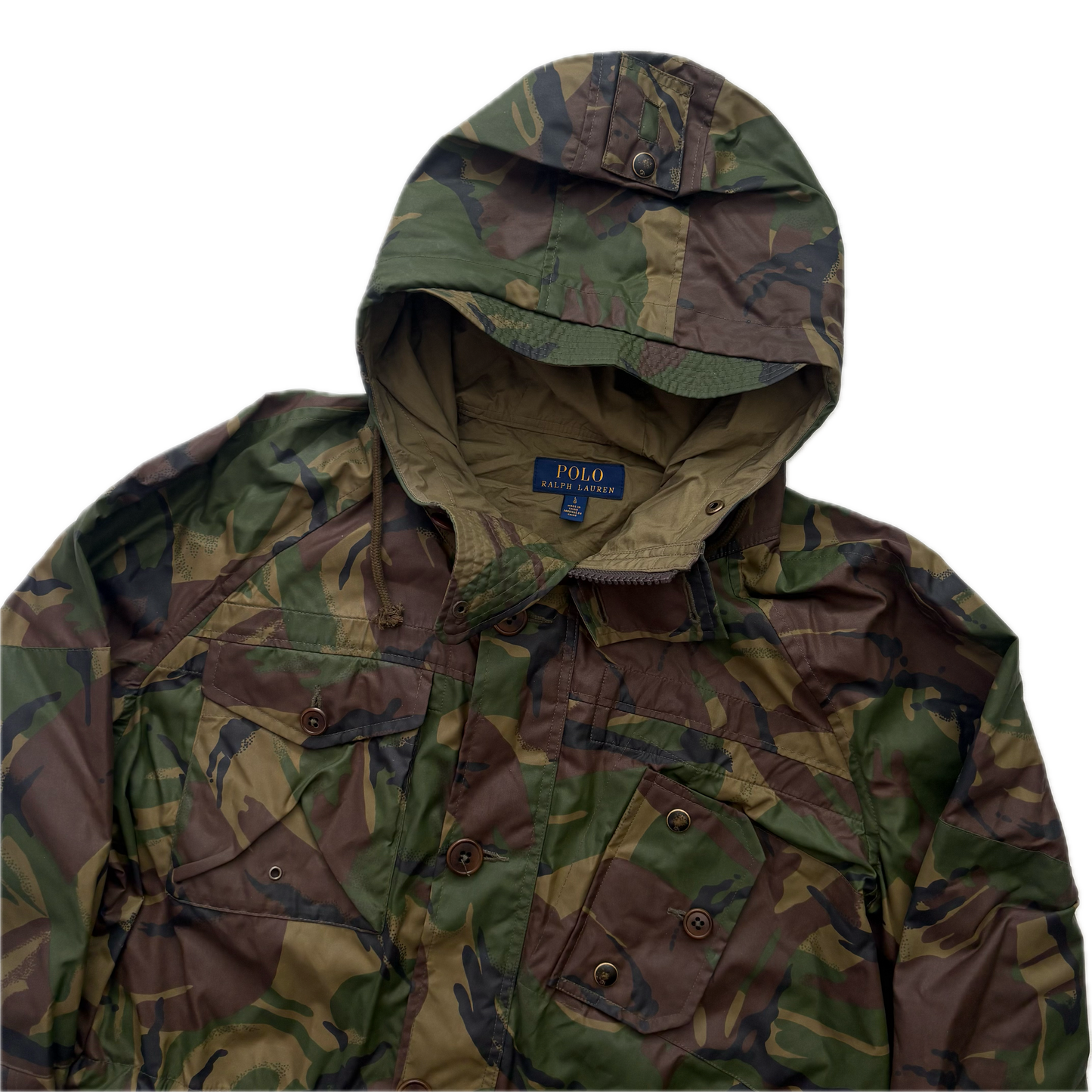 Polo Ralph Lauren Camo Utility Parka Oxford Anorak Jacket (Nylon) - L