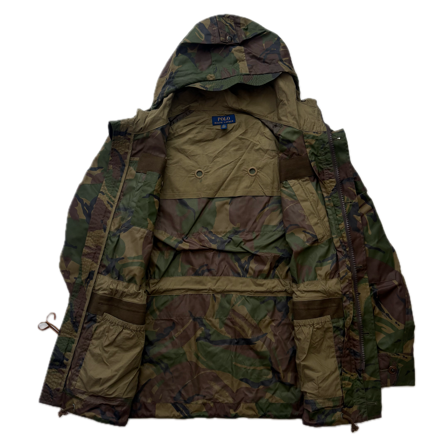 Polo Ralph Lauren Camo Utility Parka Oxford Anorak Jacket (Nylon) - L