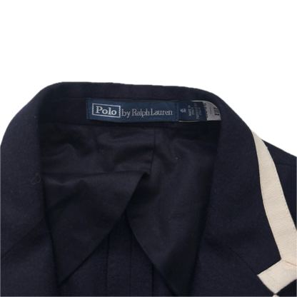 Polo Ralph Lauren Navy Crest Rowing Sports Jacket Blazer (Wool) - 46R