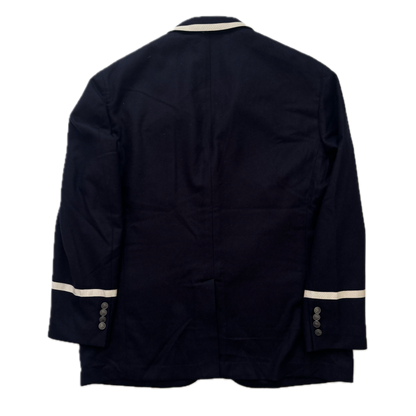 Polo Ralph Lauren Navy Crest Rowing Sports Jacket Blazer (Wool) - 46R