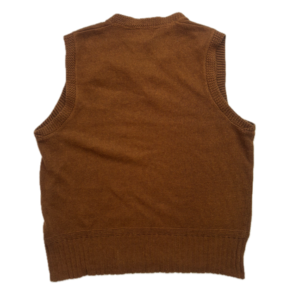 RRL Rust Sweater Vest Tank Top (Linen Cotton) - L