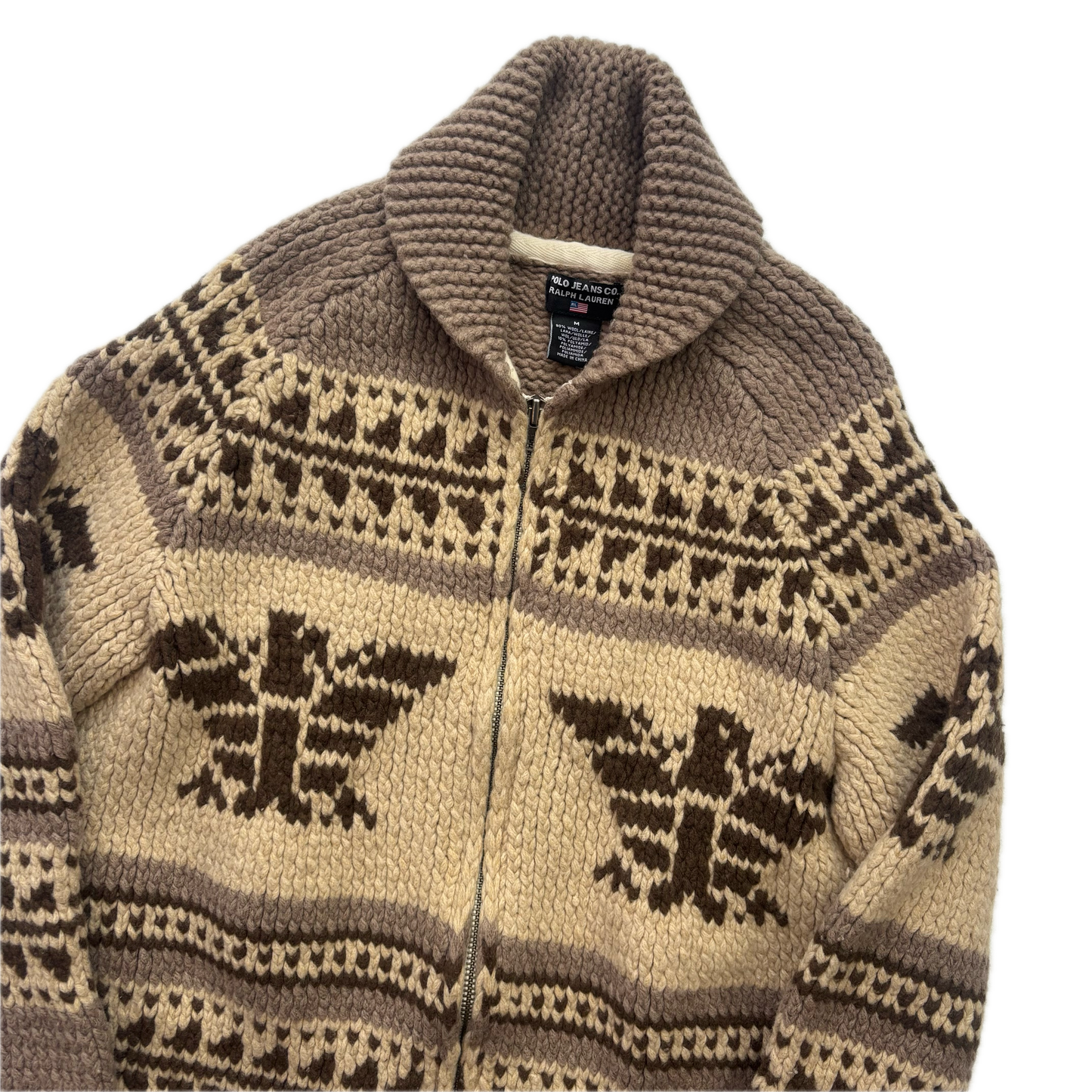 Ralph Lauren Polo Jeans Cowichan Cardigan - M