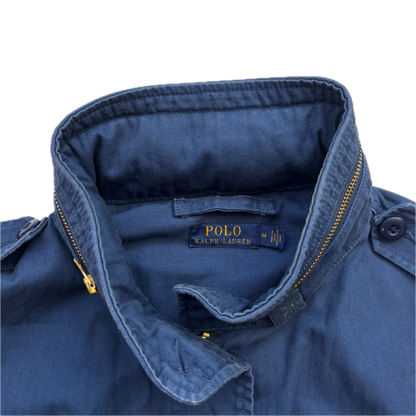 Polo Ralph Lauren Navy Blue Military Army Parka Jacket  - M