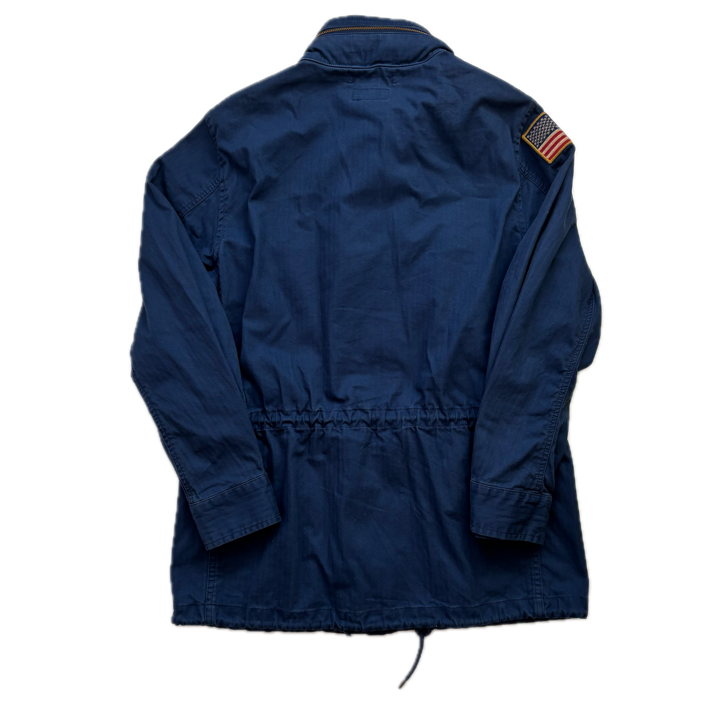 Polo Ralph Lauren Navy Blue Military Army Parka Jacket  - M