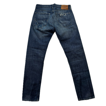 Denim & Supply Ralph Lauren Patchwork Distressed Slim Jeans - 32x34
