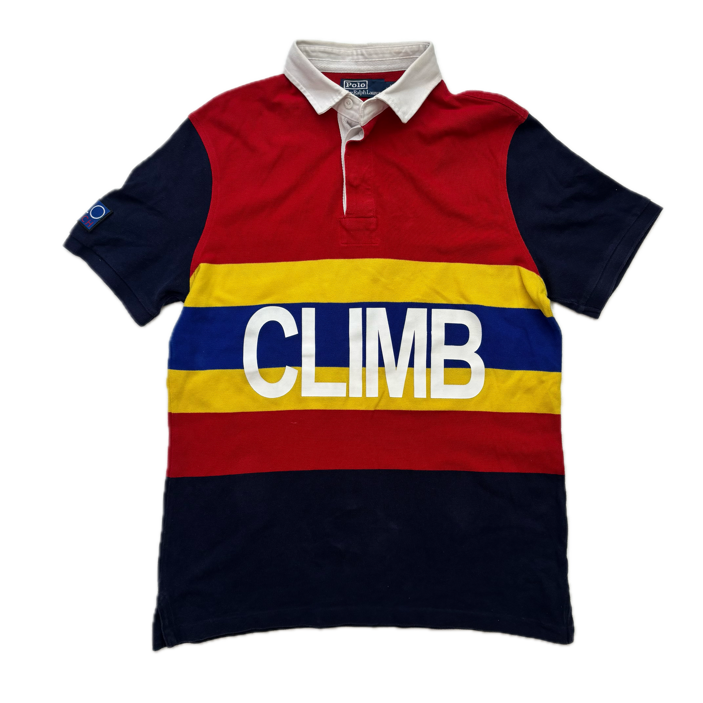 Polo Ralph Lauren Climb Hi Tech Retro Colourblock Polo Shirt - M