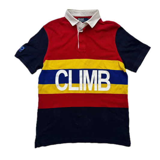 Polo Ralph Lauren Climb Hi Tech Retro Colourblock Polo Shirt - M