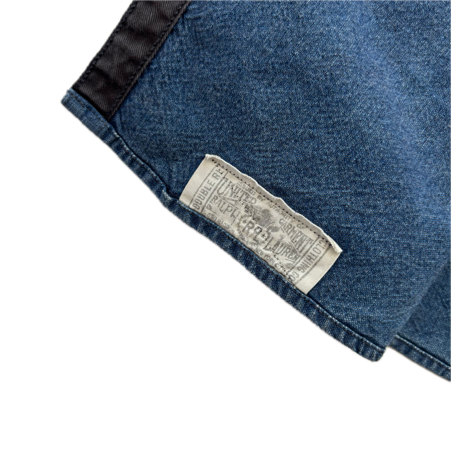 RRL Denim Chambray Blue Indigo Work Shirt (Cotton) - M (S)