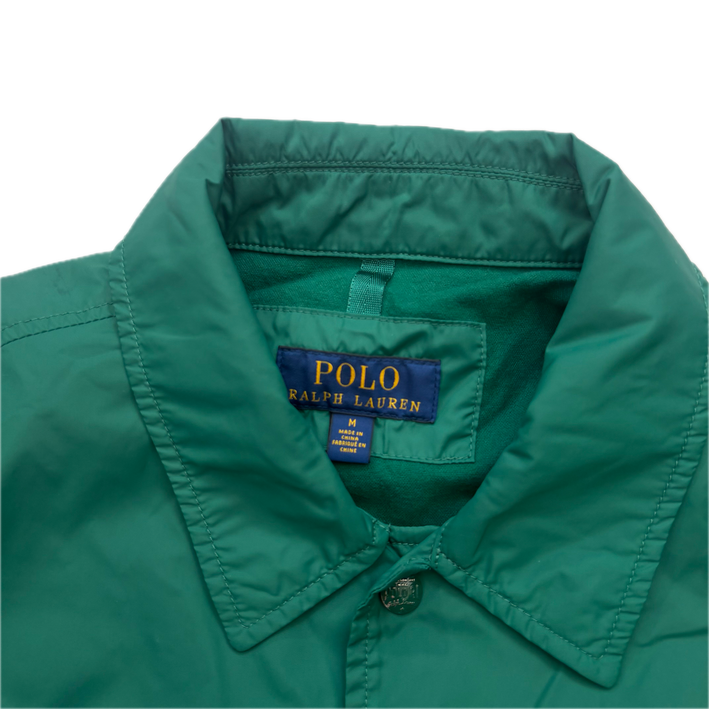 Polo Ralph Lauren Green Polo Boosters Coach Jacket - M