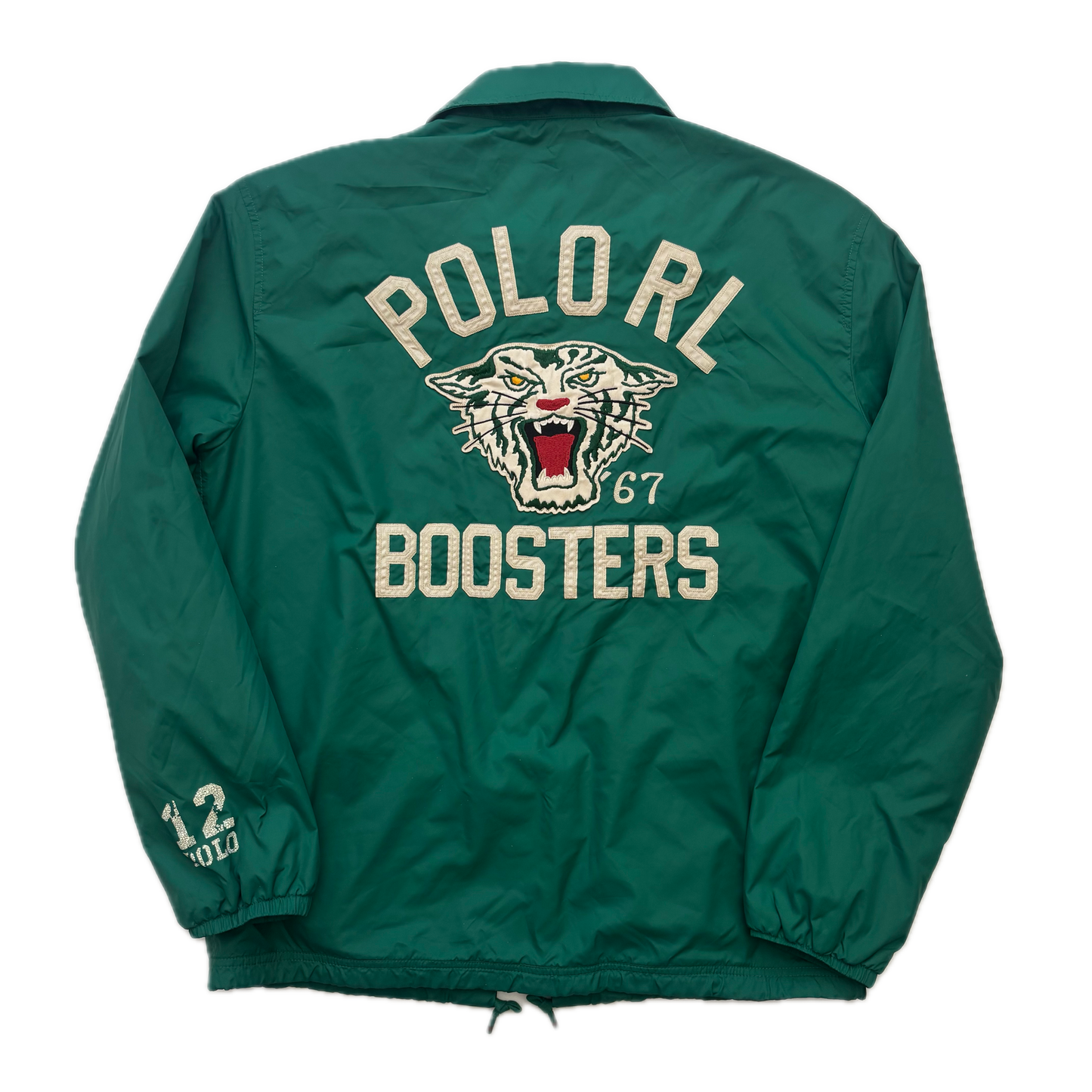 Polo Ralph Lauren Green Polo Boosters Coach Jacket - M