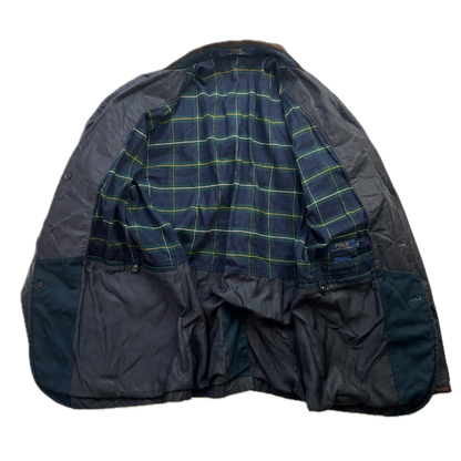 Polo Ralph Lauren Navy Waxed Sports Coat - M