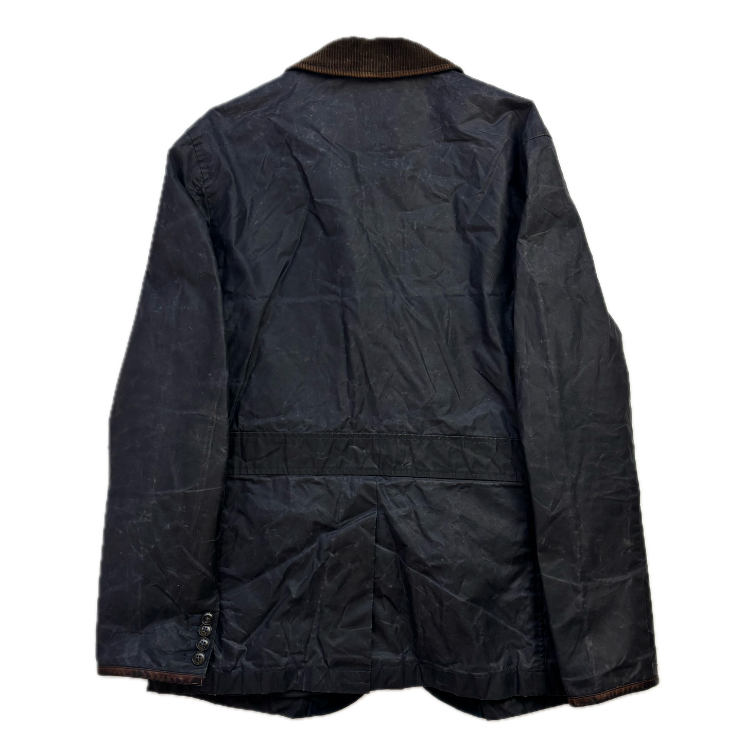 Polo Ralph Lauren Navy Waxed Sports Coat - M