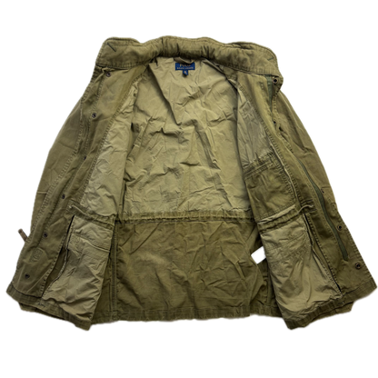 Polo Ralph Lauren Green Military Army Patches Parka Jacket  - XXL