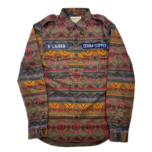 Denim & Supply Aztec Military Shirt - M