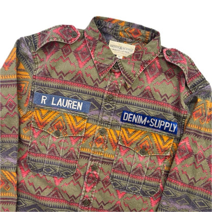Denim & Supply Aztec Military Shirt - M