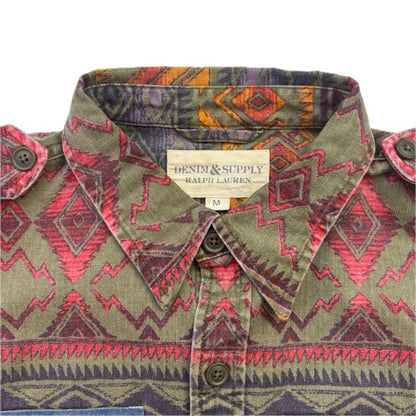 Denim & Supply Aztec Military Shirt - M