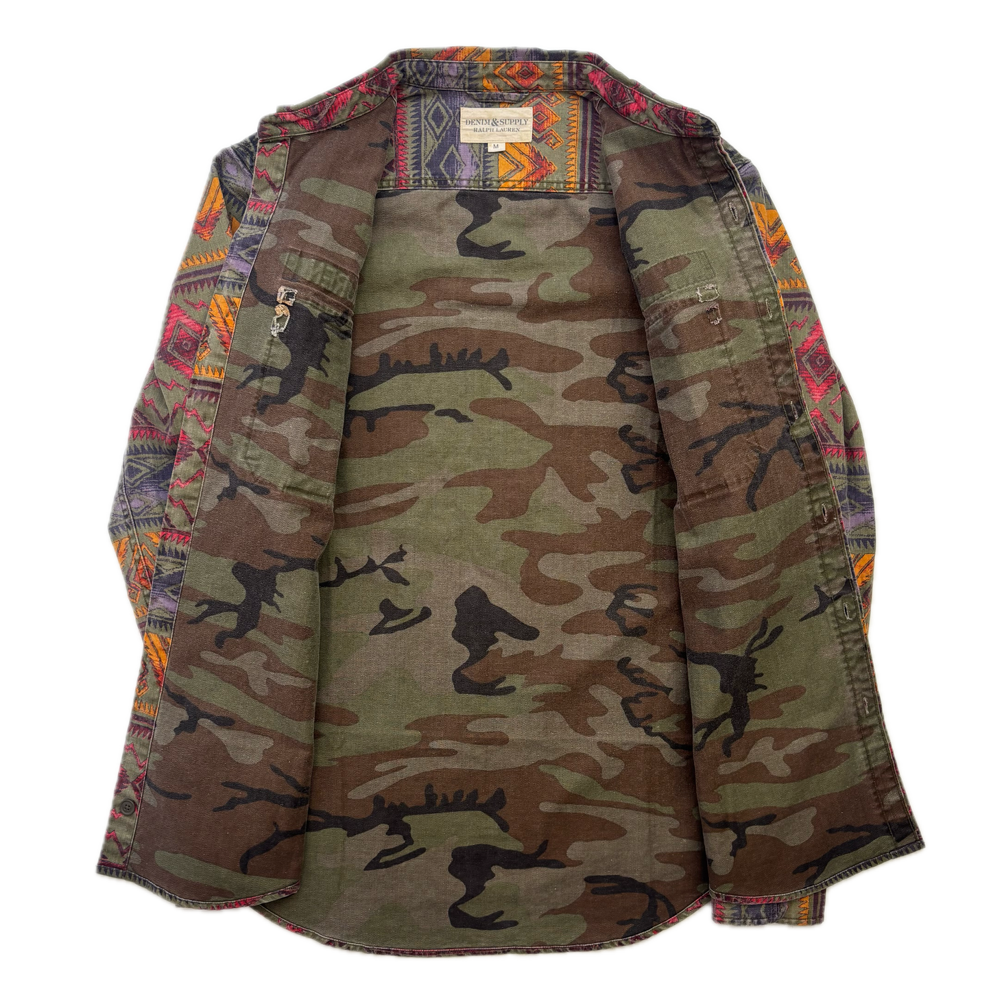 Denim & Supply Aztec Military Shirt - M