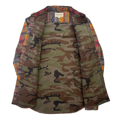Denim & Supply Aztec Military Shirt - M