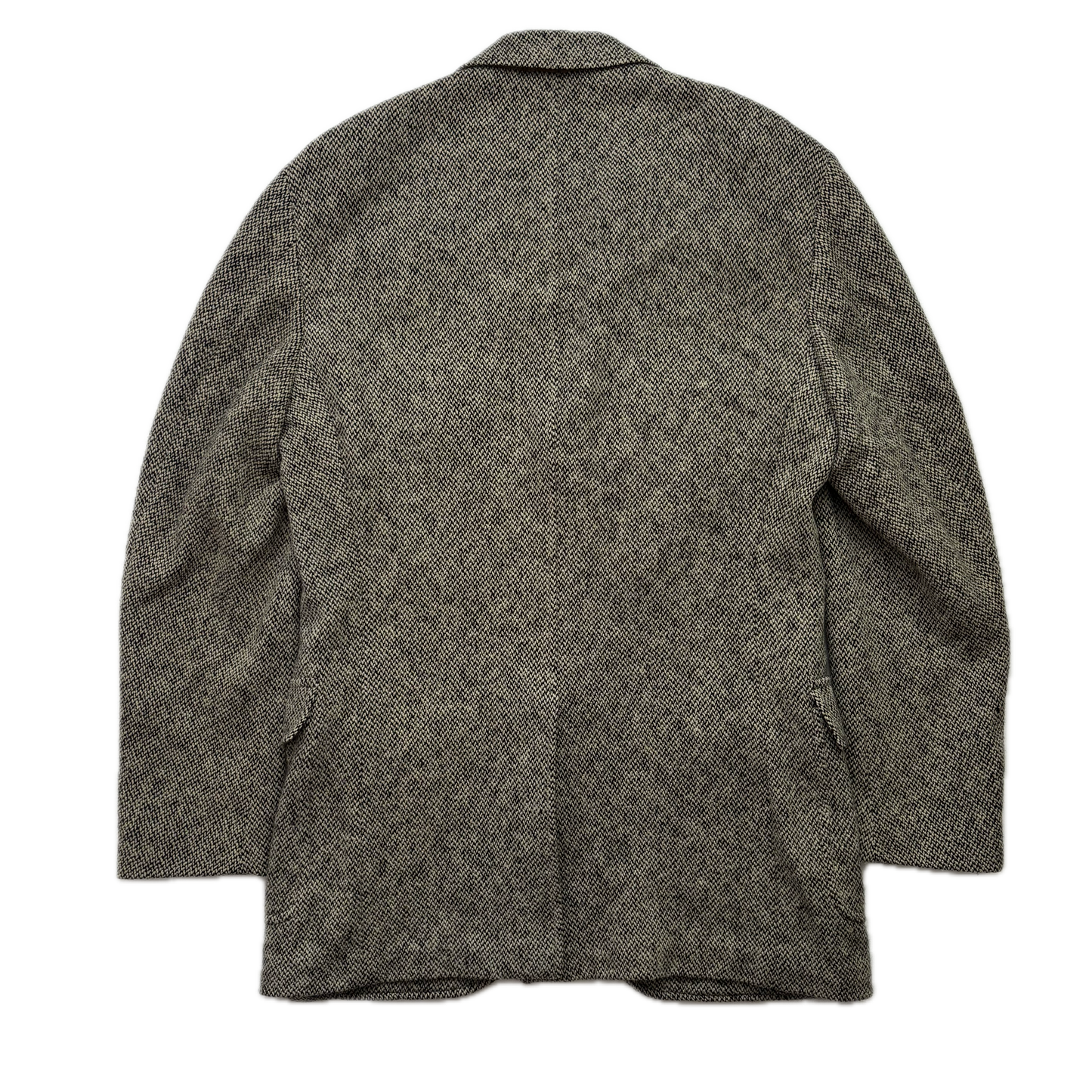 Polo Ralph Lauren Grey Barleycorn Tweed Blazer Sports Coat (Virgin Wool) - 40L