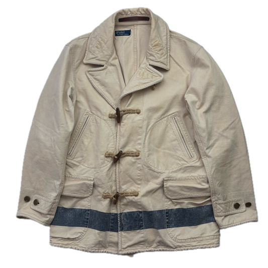 Polo Ralph Lauren Beige Naval Captain Sailing Toggle Jacket - XL