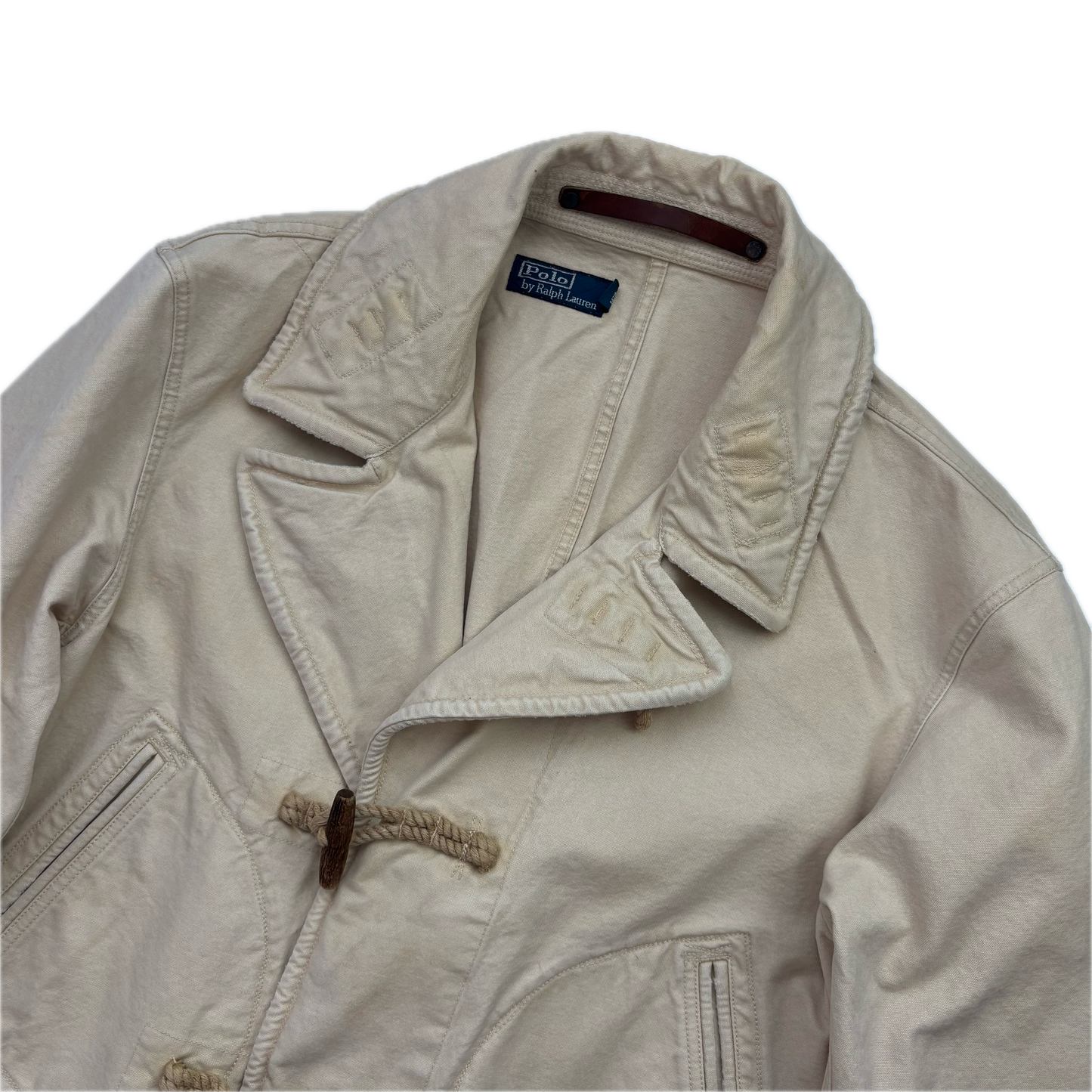 Polo Ralph Lauren Beige Naval Captain Sailing Toggle Jacket - XL