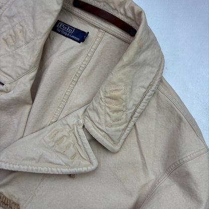 Polo Ralph Lauren Beige Naval Captain Sailing Toggle Jacket - XL