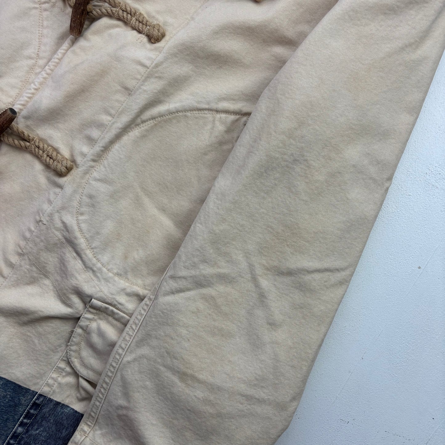 Polo Ralph Lauren Beige Naval Captain Sailing Toggle Jacket - XL