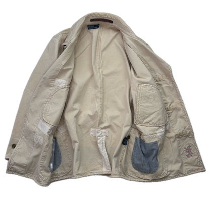 Polo Ralph Lauren Beige Naval Captain Sailing Toggle Jacket - XL
