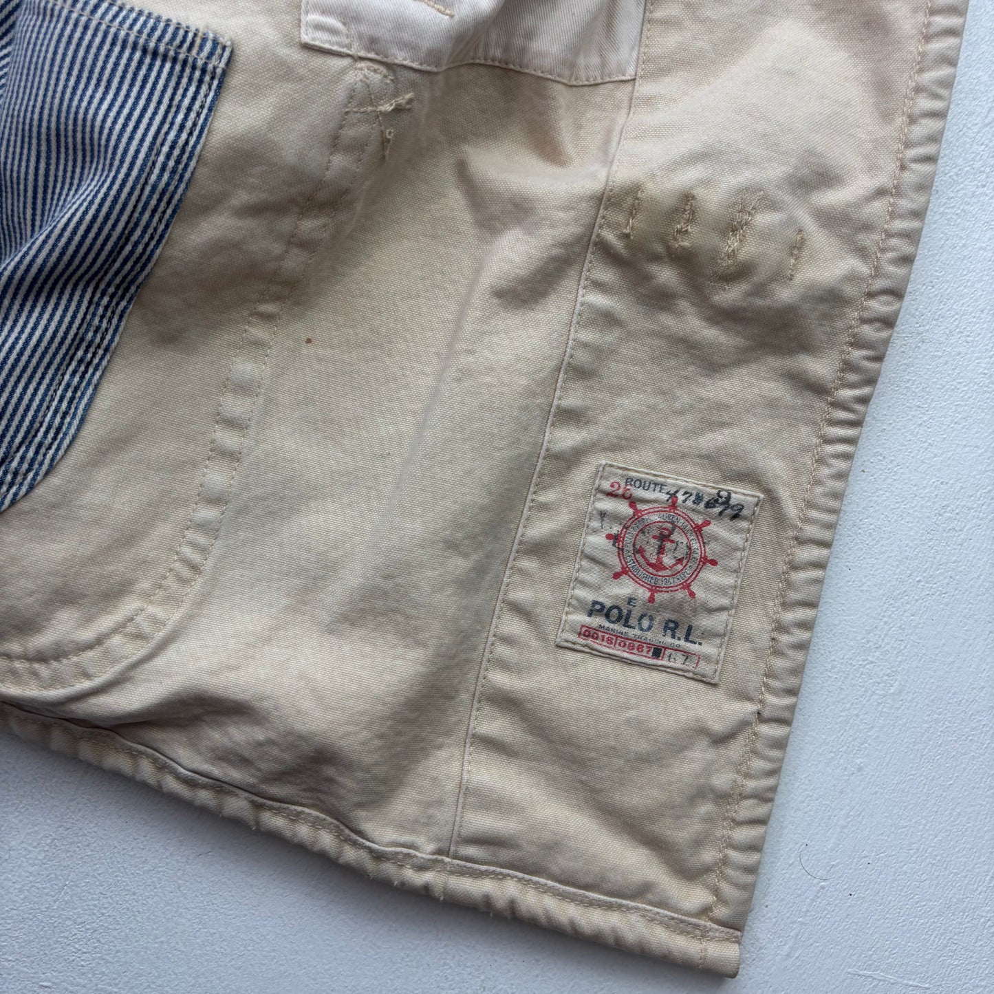 Polo Ralph Lauren Beige Naval Captain Sailing Toggle Jacket - XL