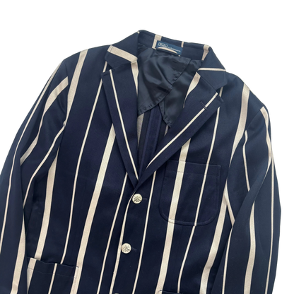 Polo Ralph Lauren Navy Striped Rowing Sports Jacket Blazer - 40 (38)