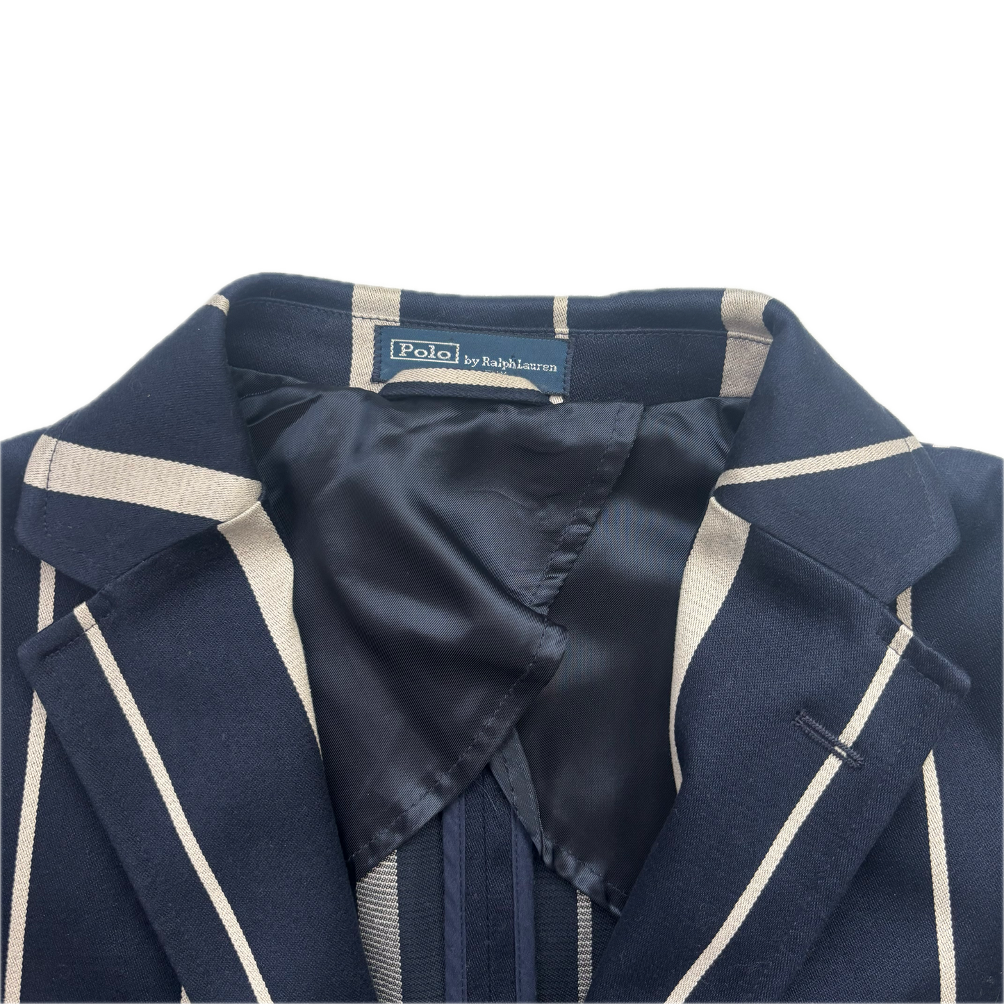 Polo Ralph Lauren Navy Striped Rowing Sports Jacket Blazer - 40 (38)
