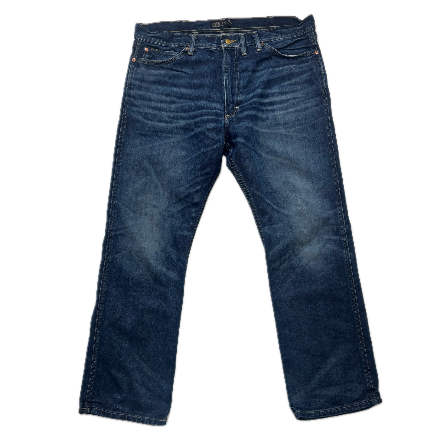 Polo Ralph Lauren x Naiomi Glasses Heritage Rider Jeans Distressed - 38x32
