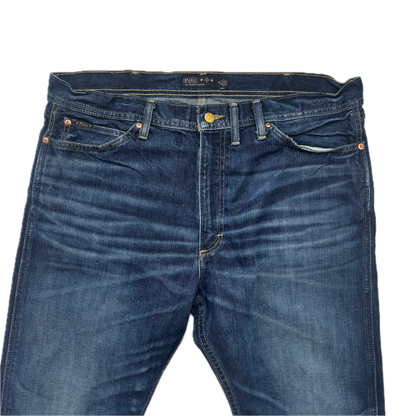 Polo Ralph Lauren x Naiomi Glasses Heritage Rider Jeans Distressed - 38x32