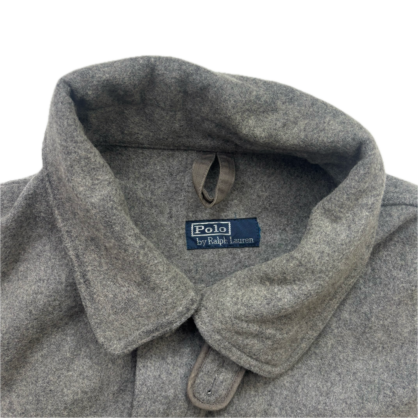 Polo Ralph Lauren Grey Mackinaw Cruiser Hunting Jacket Hooded (Wool Nylon) - XXL