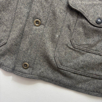 Polo Ralph Lauren Grey Mackinaw Cruiser Hunting Jacket Hooded (Wool Nylon) - XXL