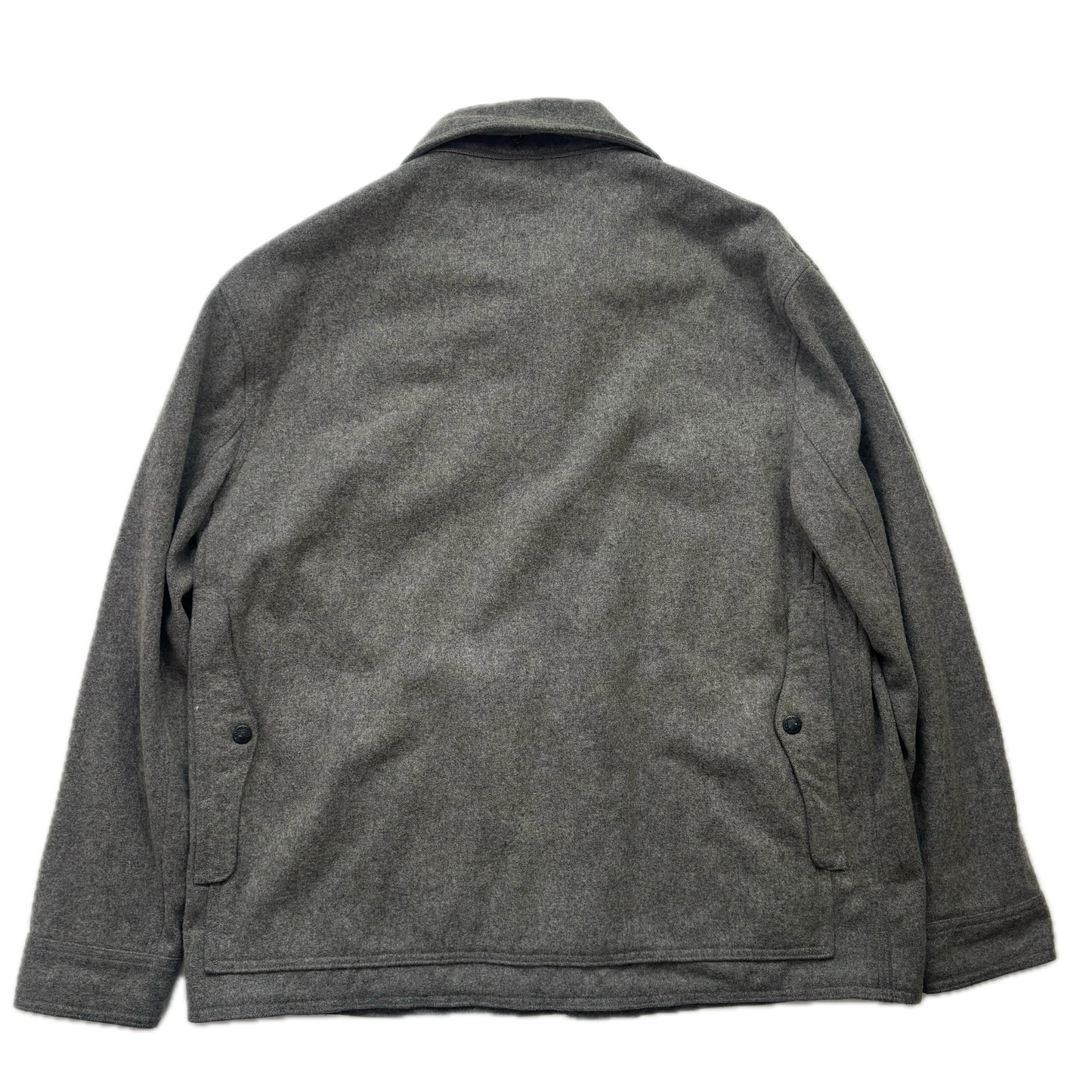 Polo Ralph Lauren Grey Mackinaw Cruiser Hunting Jacket Hooded (Wool Nylon) - XXL