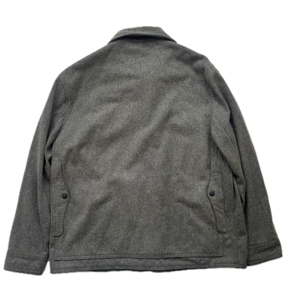 Polo Ralph Lauren Grey Mackinaw Cruiser Hunting Jacket Hooded (Wool Nylon) - XXL