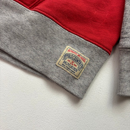 Polo Ralph Lauren Country Patchwork USA Flag Hoodie - XL