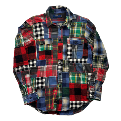 Polo Ralph Lauren Plaid Patchwork Shirt (Cotton) - M