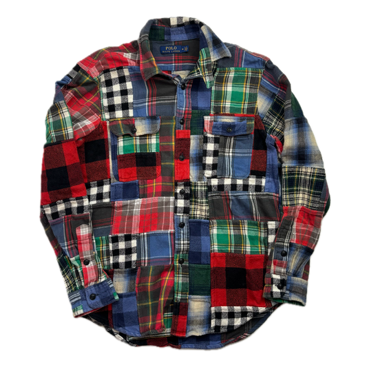 Polo Ralph Lauren Plaid Patchwork Shirt (Cotton) - M