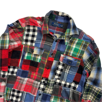 Polo Ralph Lauren Plaid Patchwork Shirt (Cotton) - M