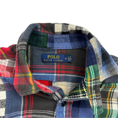 Polo Ralph Lauren Plaid Patchwork Shirt (Cotton) - M